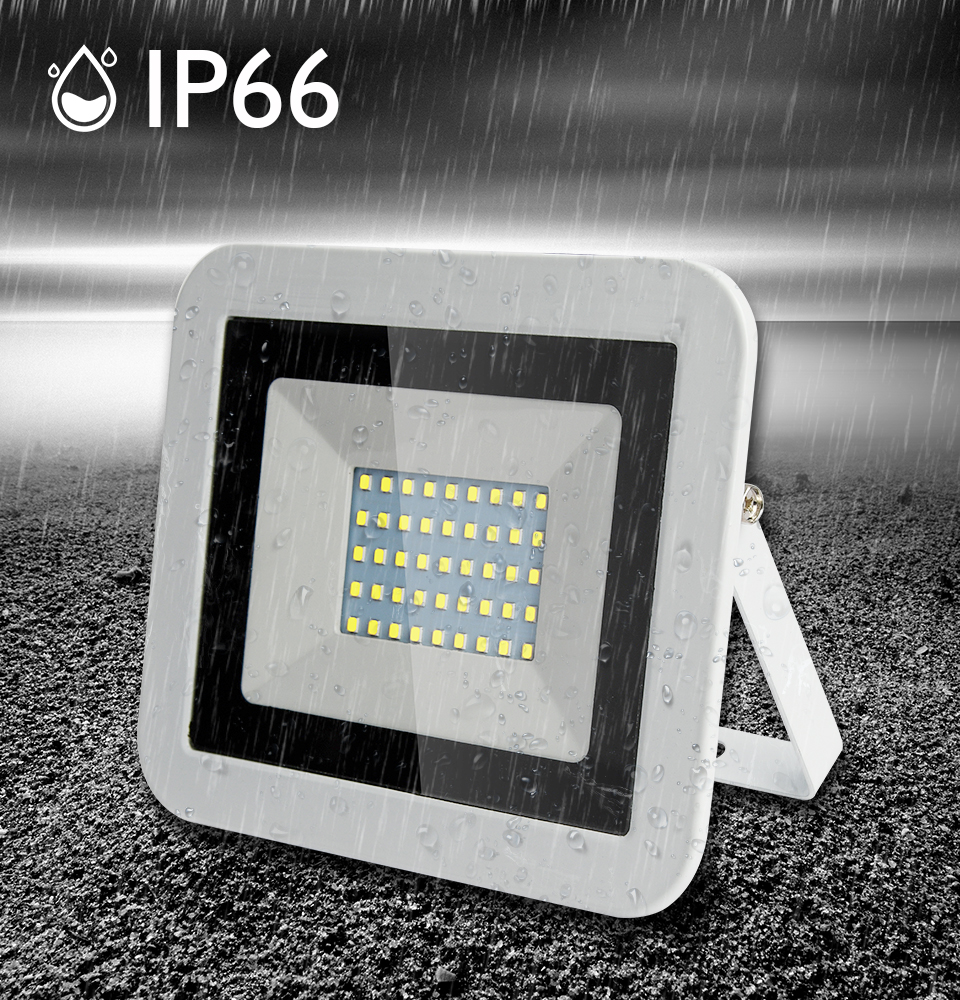 Smart Garden Solar Lights - Witte Shell Spotlight Ultra Dunne Led