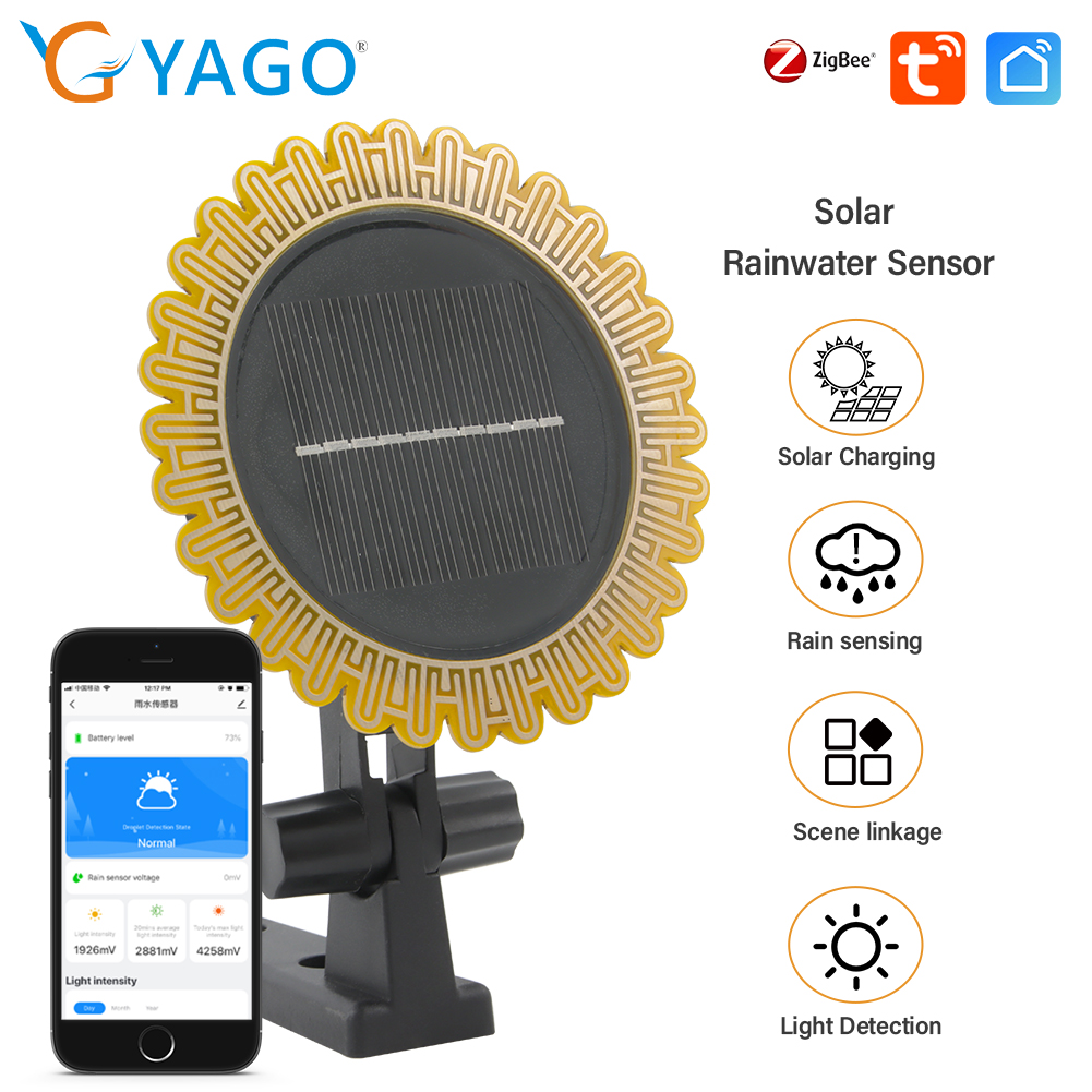 Smart Garden Zigbee - Tuya Zigbee zonne-zonlicht- en regenwatersensor 2