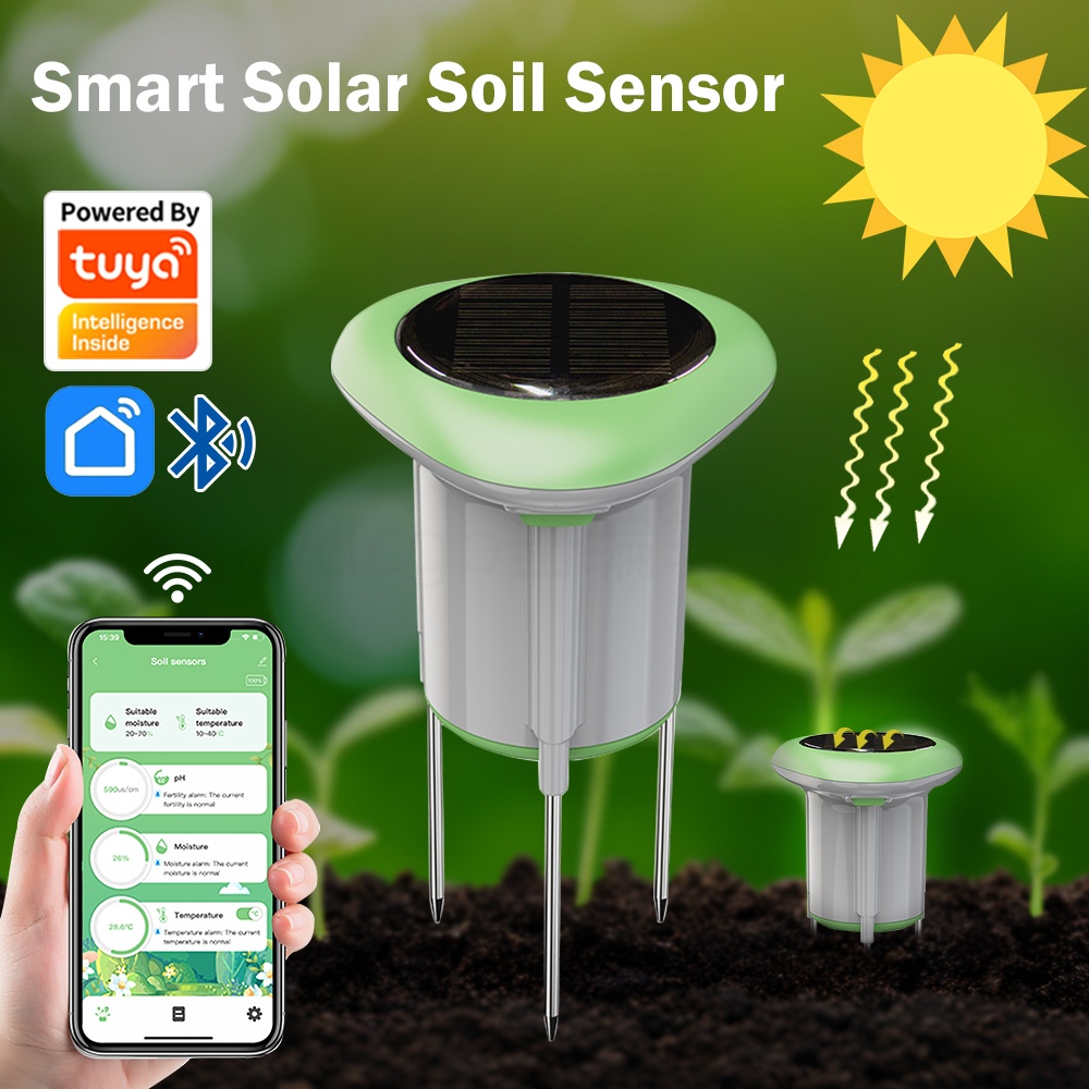 Smart Urban Garden - Tuya WIFI Smart Solar Bodemsensor Tester