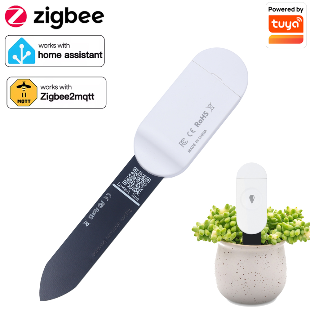 Smart Garden Zigbee - Tuya Zigbee Temperatuur Vochtigheid Vocht Detector