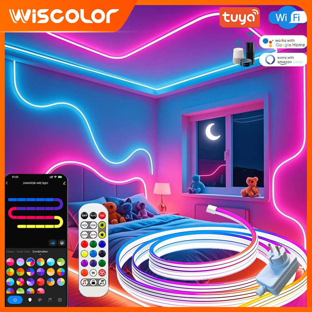 Smart Garden Light Controller - WISCOLOR 24V TUYA WIFI LED Neon