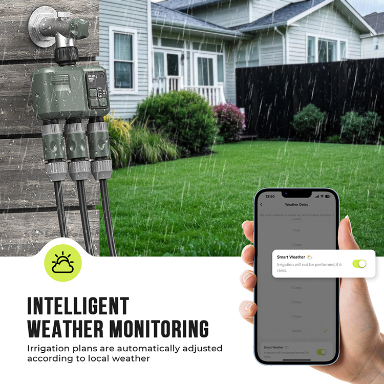 Smart Garden Design - Nieuw ontwerp Drie-aansluiting Smart RF WIFI