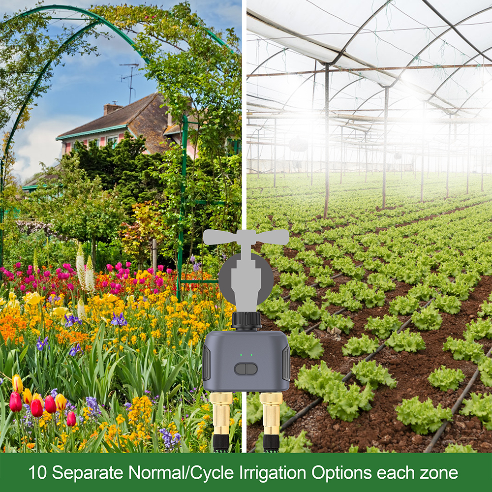 Smart Garden Zigbee - Tuya Zigbee WIFI Bewateringstimer Slim irrigatiesysteem