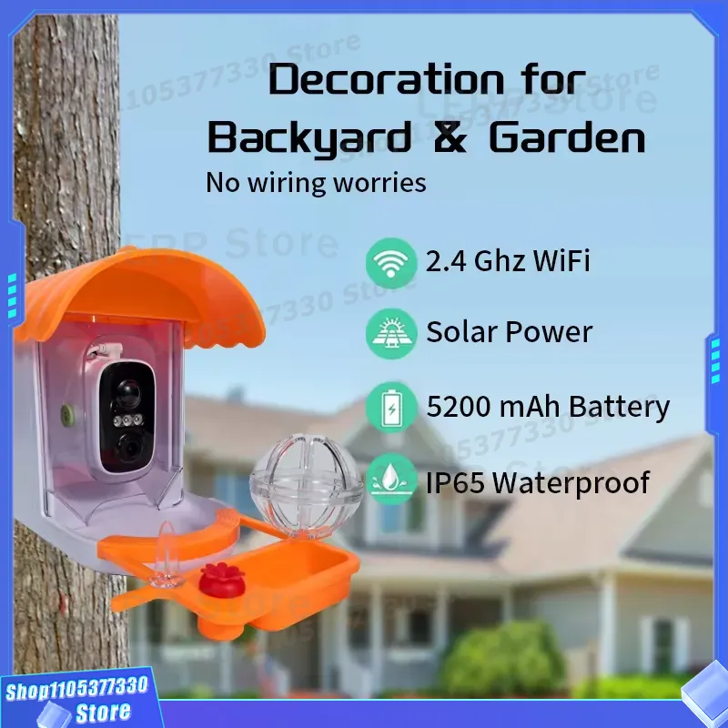 Smart Garden Ai - 3MP HD Slimme Vogelvoeder met Camera