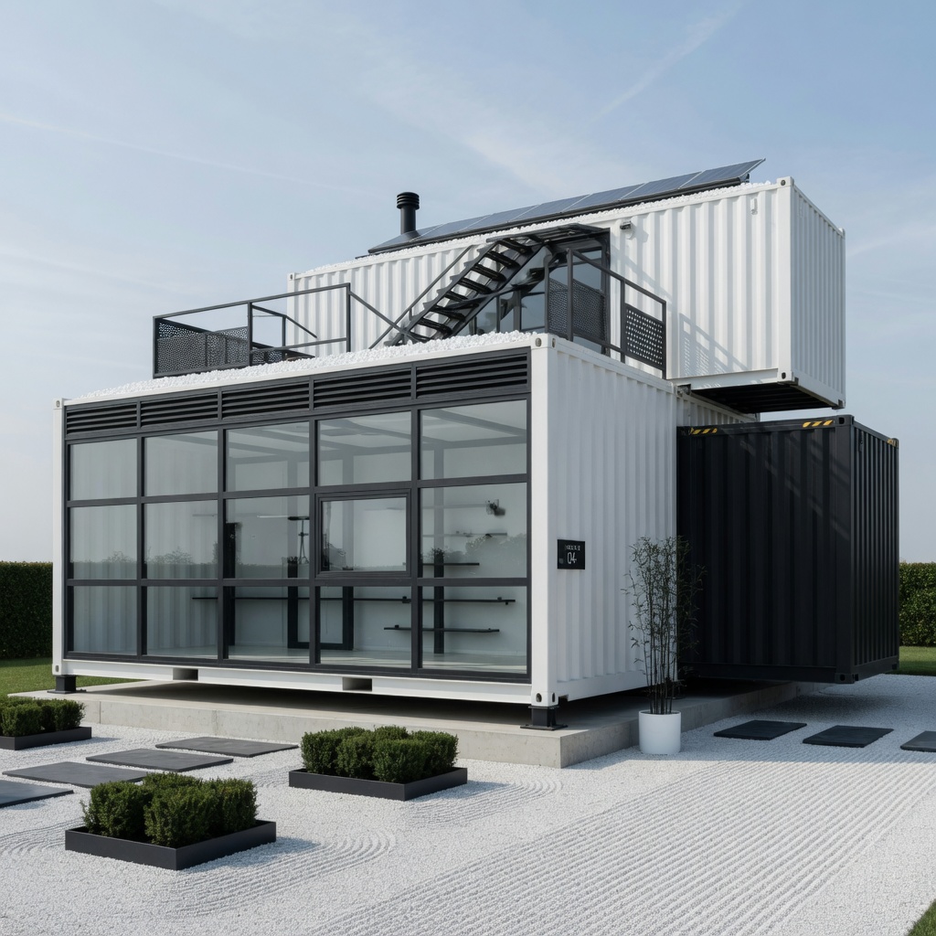 Smart Urban Garden - Slimme modulaire uitbreidbare containerwoning prefab huis