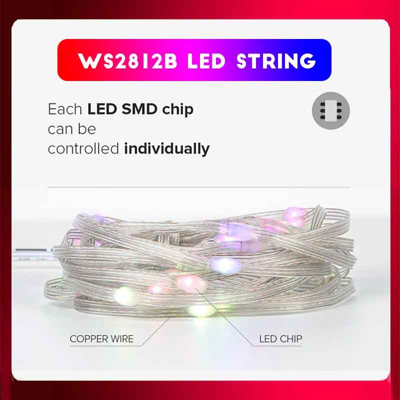 Smart Garden Festoon Lights - Led Fairy Light Strip Kerstverlichting Smart