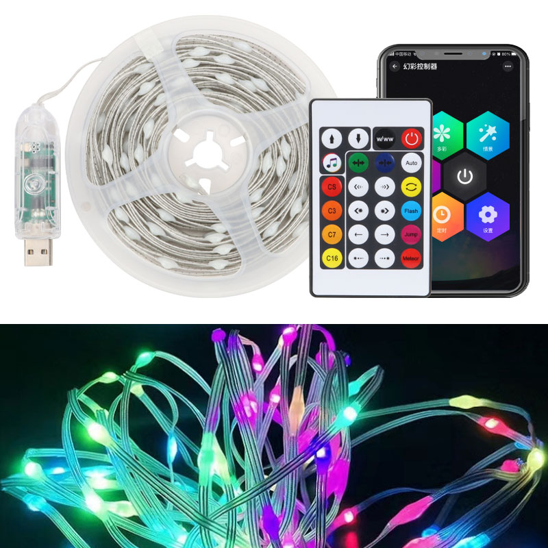 Smart Garden Light Controller - 10M LED-kerstverlichting Fairy String Light Smart