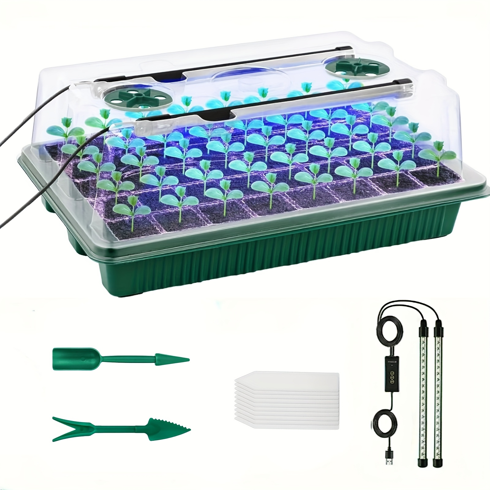 Smart Garden Timer - Zaai-trays met hoge koepel kiemset -