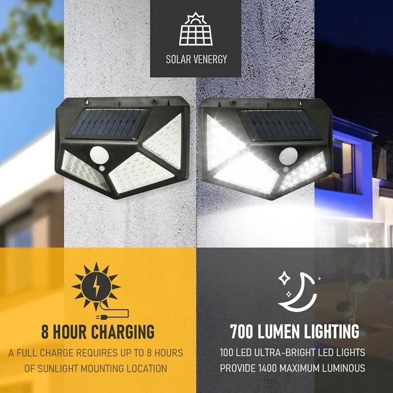 Smart Garden Solar Lights - 100Led multifunctionele zonnelamp buiten tuindecoratie zonne-licht
