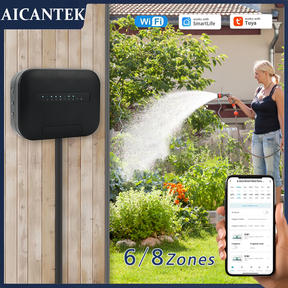 Smart Garden Timer - 8 Zones Wifi Tuya Smart Tuin