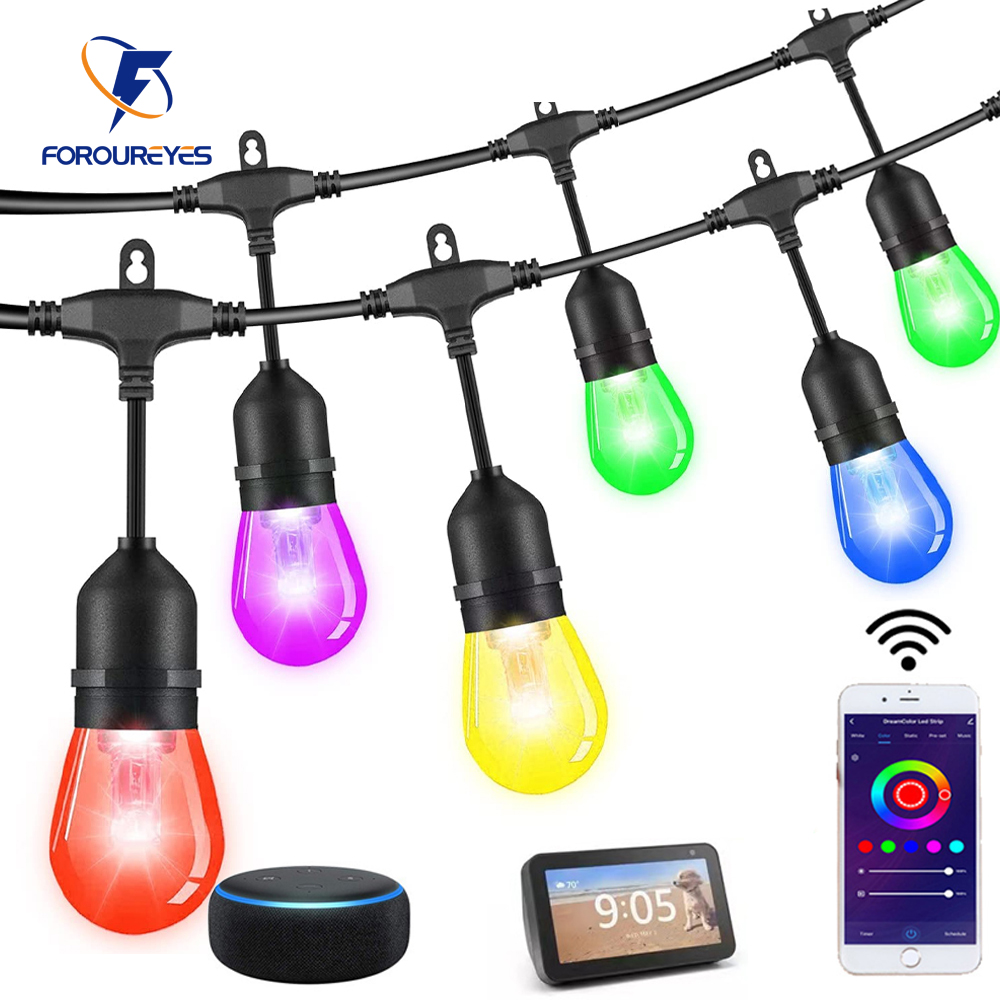 Smart Garden Festoon Lights - Wifi Tuya Smart Rgb Led Lichtslingers