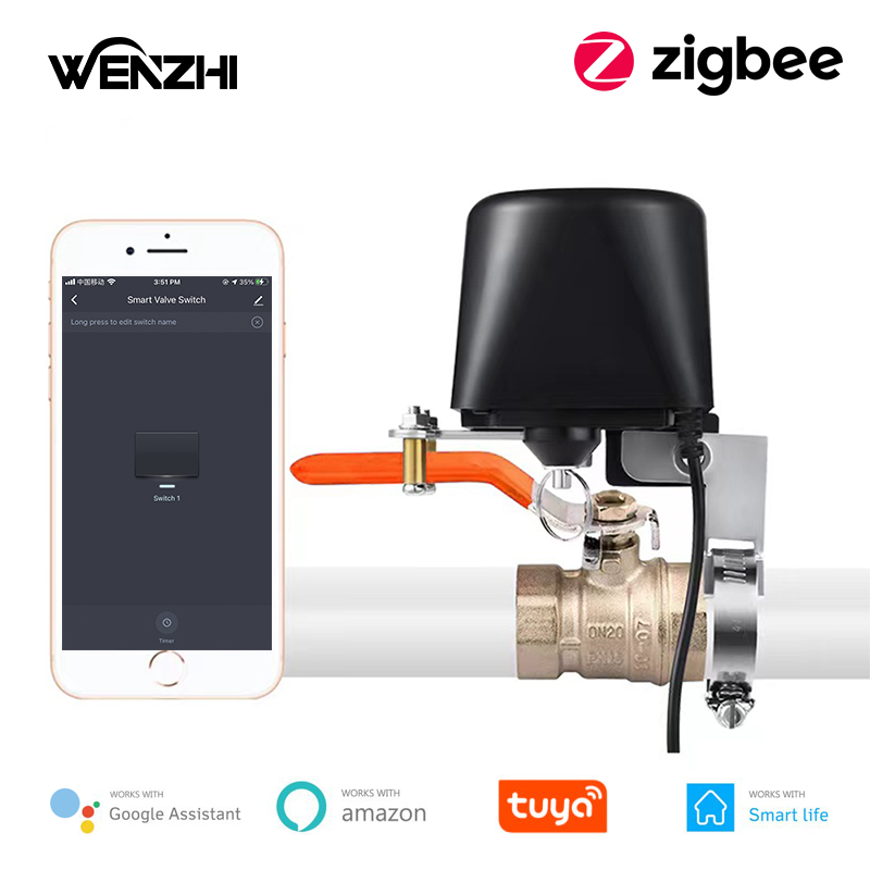 Smart Garden Zigbee - ZigBee Water-/Gasklep Afstandsbediening Systeem Voor Poort