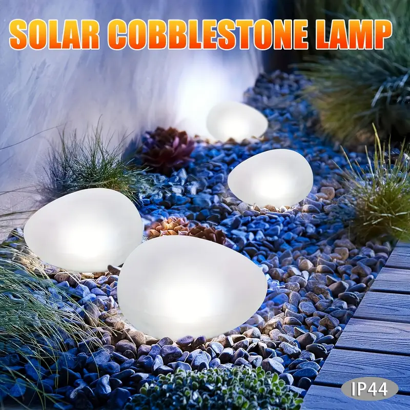 Smart Garden Solar Lights - 1/2Pack Solar Pebble Lights – Outdoor