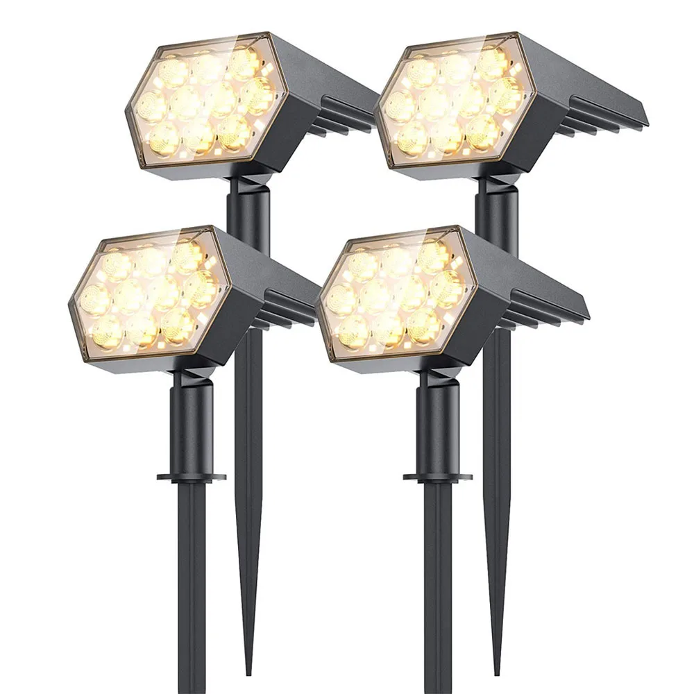 Smart Garden Solar Lights - Zonne-verlichting buiten 92 LED zonne-spotverlichting buiten