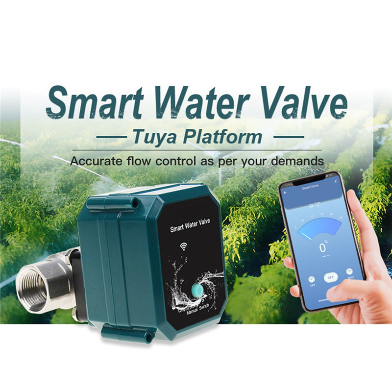 Smart Garden Zigbee - ABGR-Tuya Smart Zigbee elektrisch gemotoriseerde kogelwaterklep
