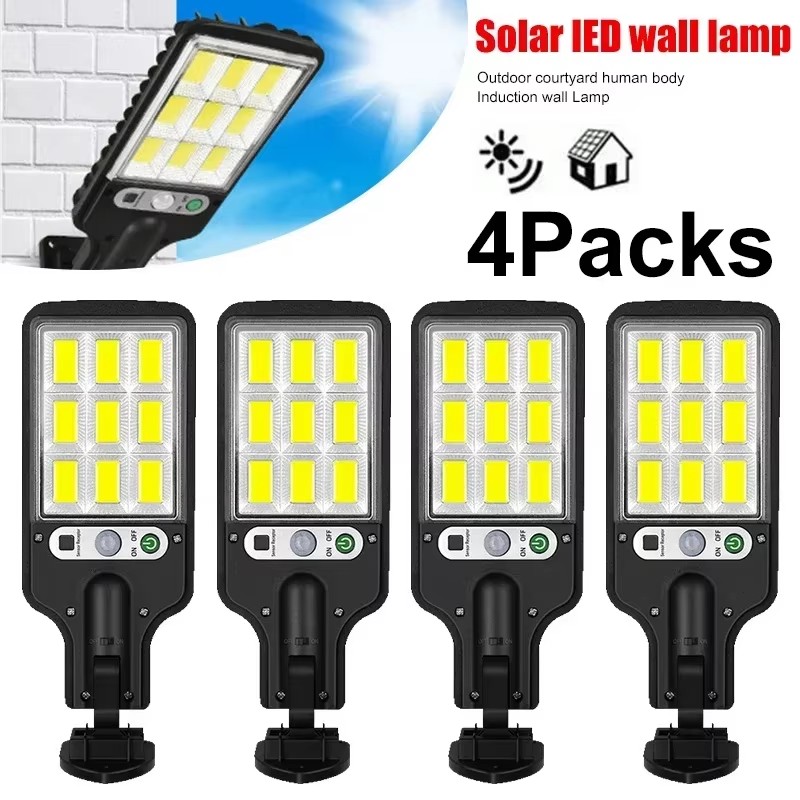 Smart Garden Solar Lights - Straatverlichting op zonne-energie Buiten 108COB LED-wandlamp