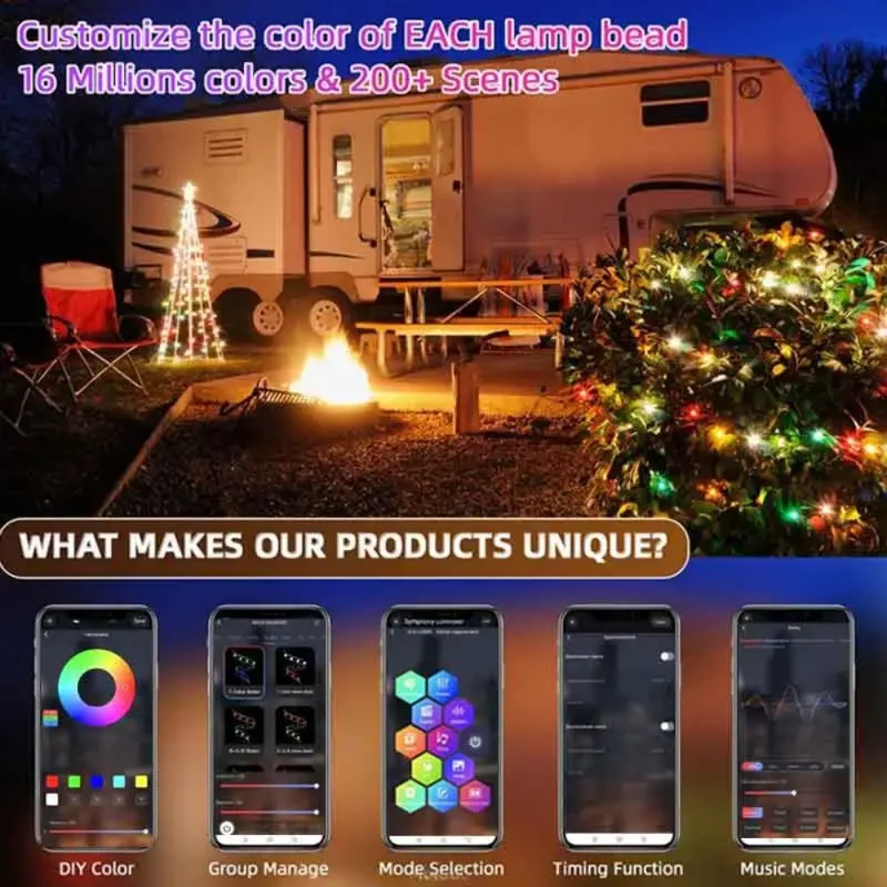 Led Fairy Light Strip Kerstver - Smart Garden Festoon Lights recensie en prijs