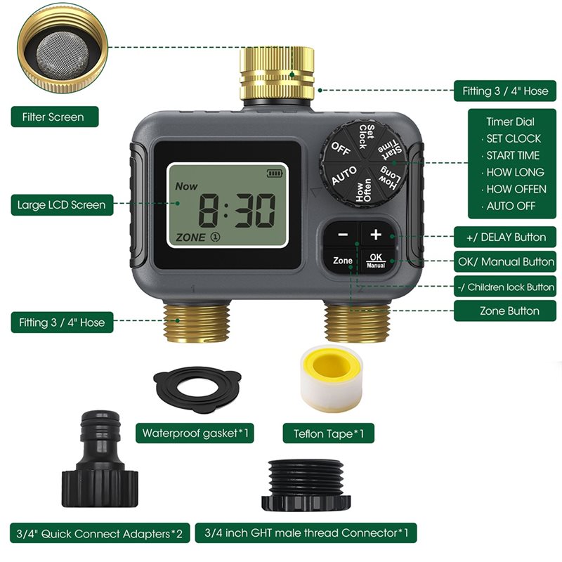AY14 - Automatische irrigatiet - Smart Garden Timer recensie en prijs