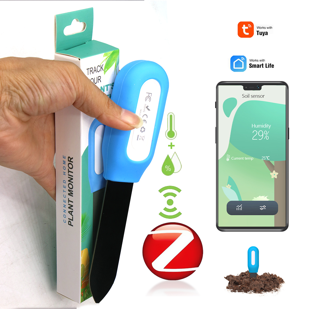Slimme Zigbee-bodemsensor voor - Smart Garden Zigbee recensie en prijs