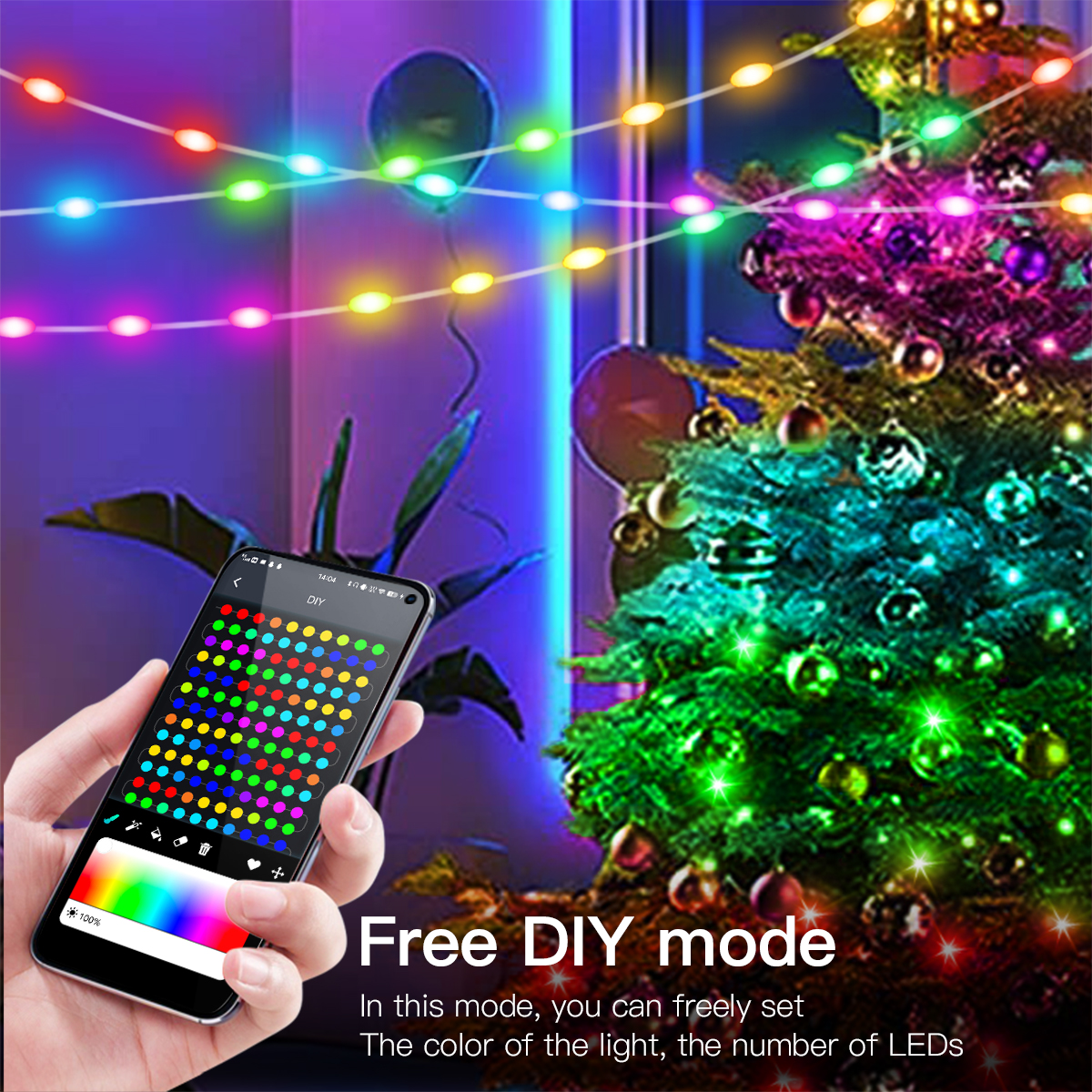 Draadloze Bluetooth APP Contro - Smart Garden Festoon Lights recensie en prijs