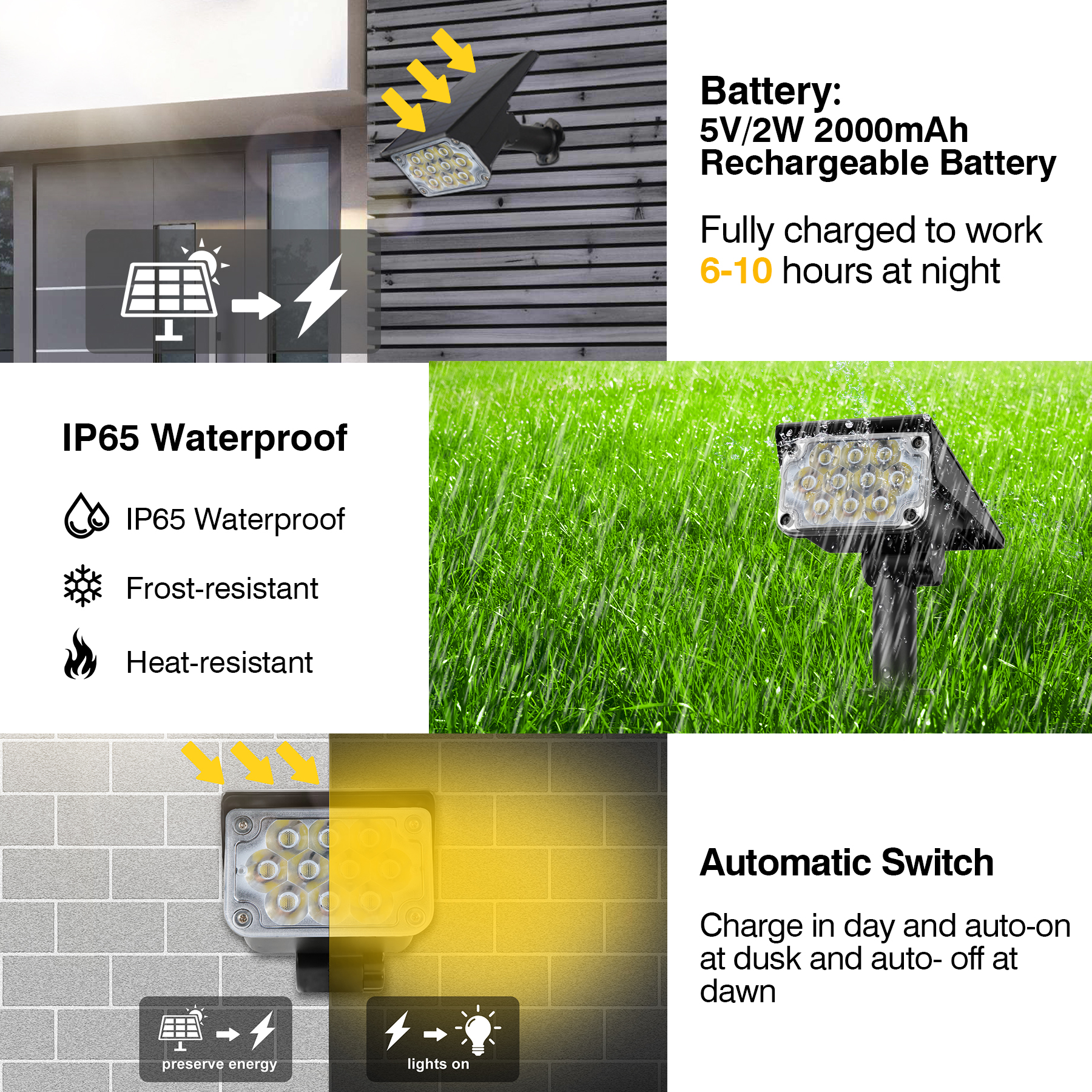 TSUN 1 st Solar Light Outdoor  - Smart Garden Solar Lights recensie en prijs