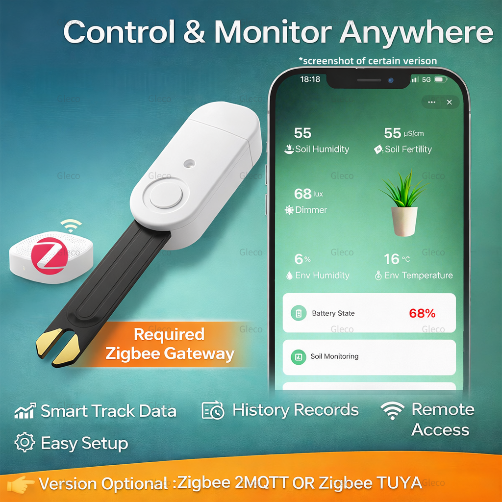 Zigbee Temperatuur Vochtigheid - Smart Garden Zigbee recensie en prijs