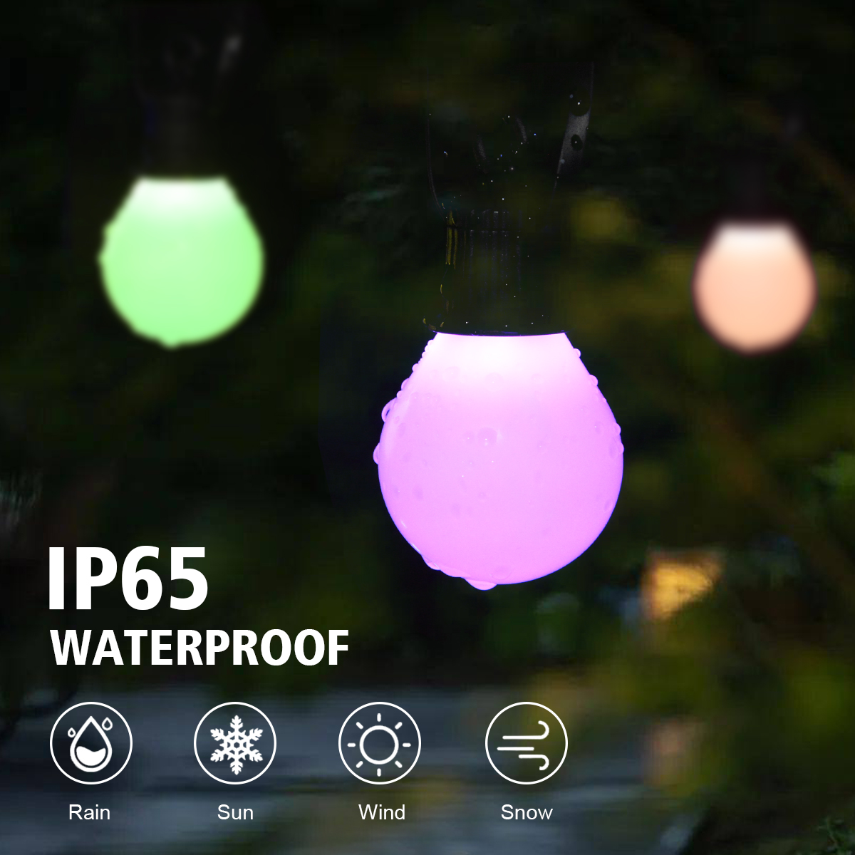 Slimme WIFI en Bluetooth G40 L - Smart Garden Festoon Lights recensie en prijs