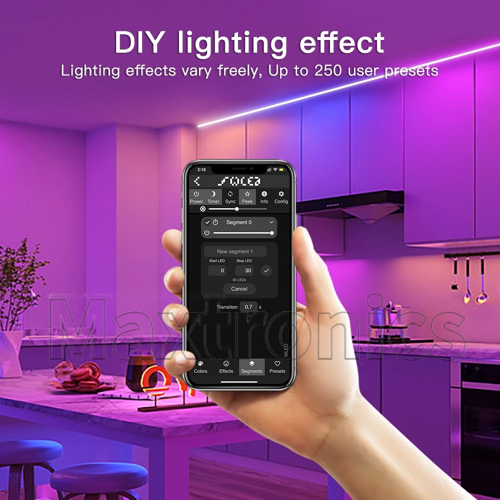 Muziekmodi WLED LED-controller - Smart Garden Light Controller recensie en prijs