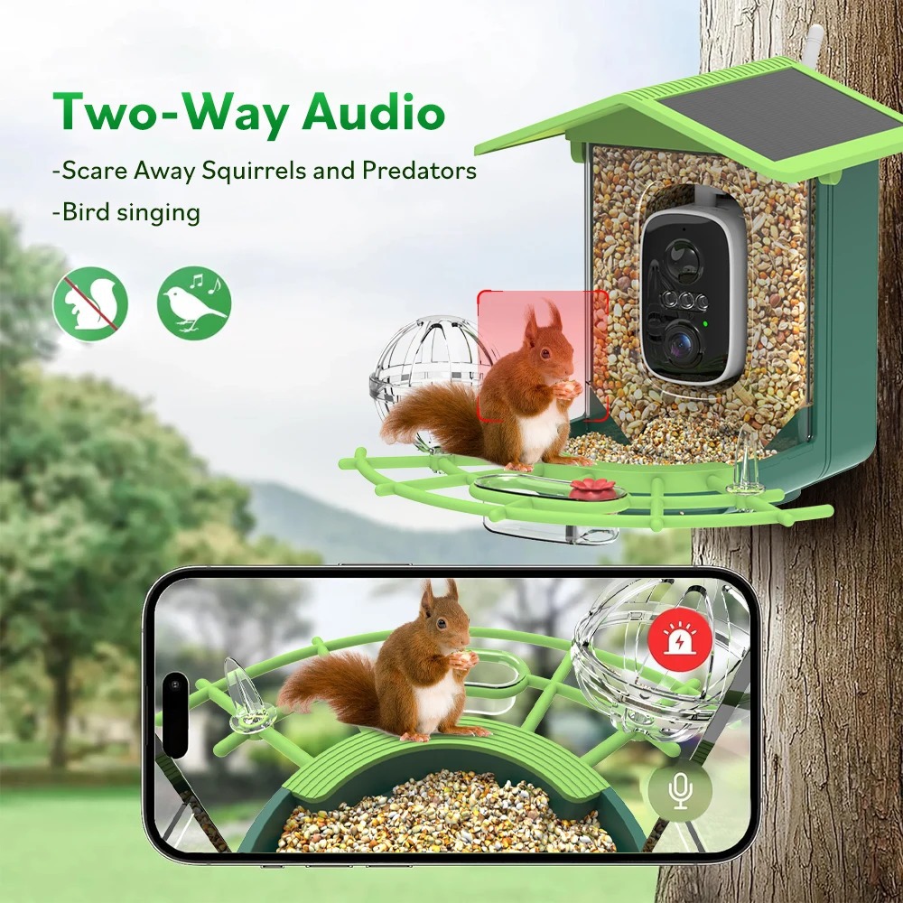 Slimme AI-vogelvoeder met voge - Smart Garden Ai recensie en prijs