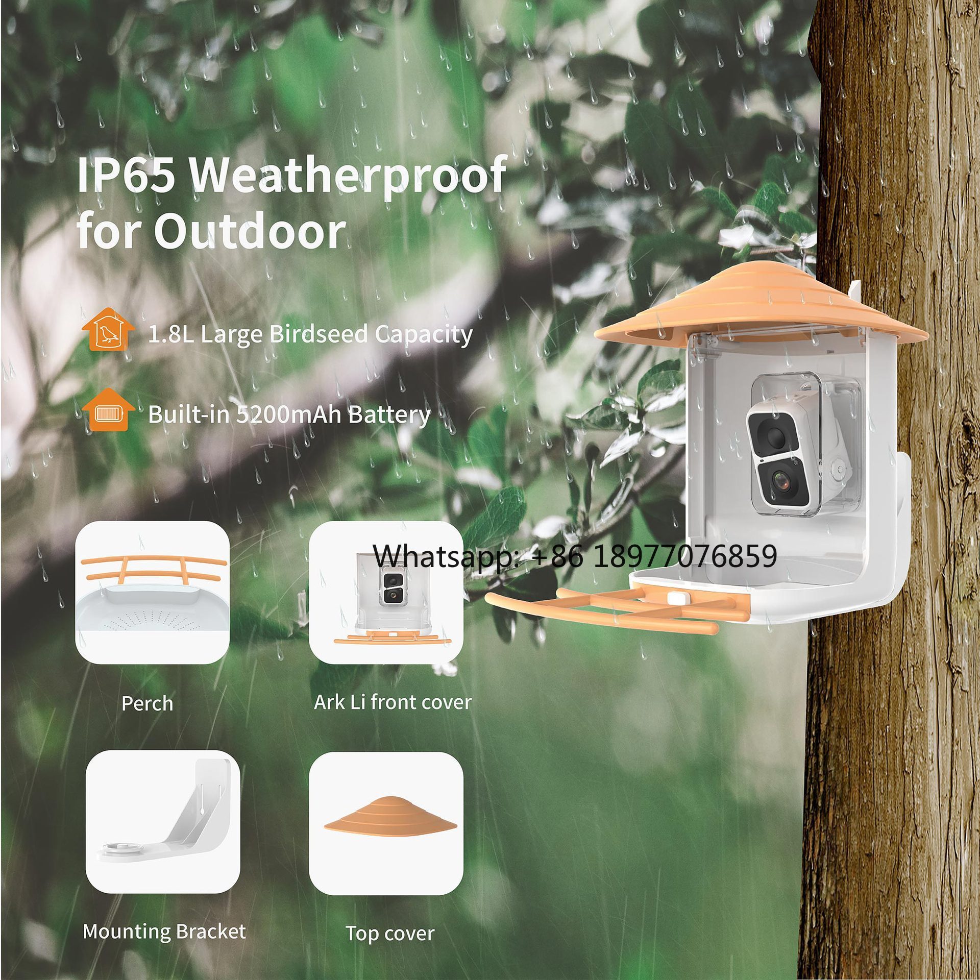 2026 2L IP66 AI Slimme Vogelvo - Smart Garden Ai recensie en prijs