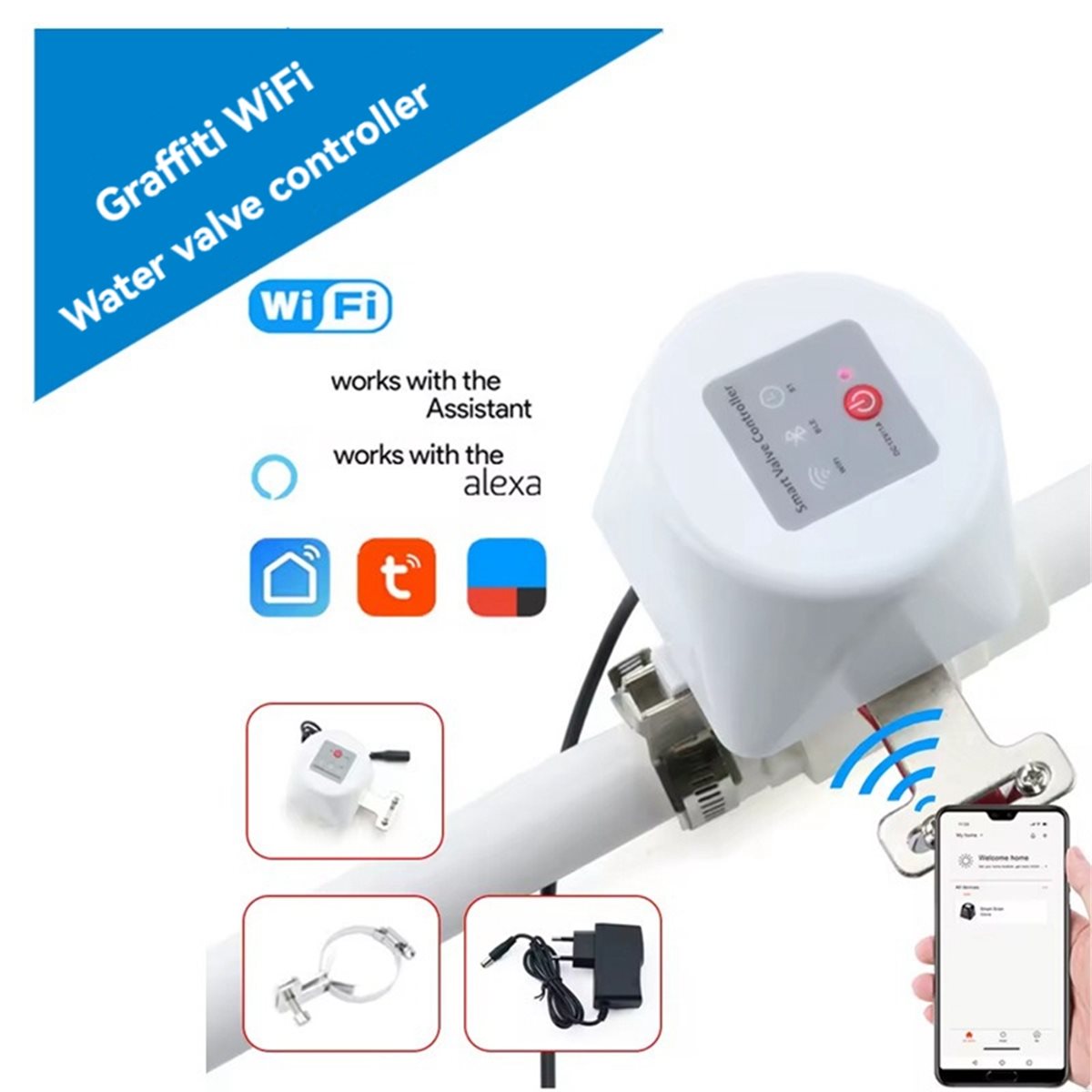 SWXF Tuya WiFi Smart Valve Con - Smart Garden Timer recensie en prijs