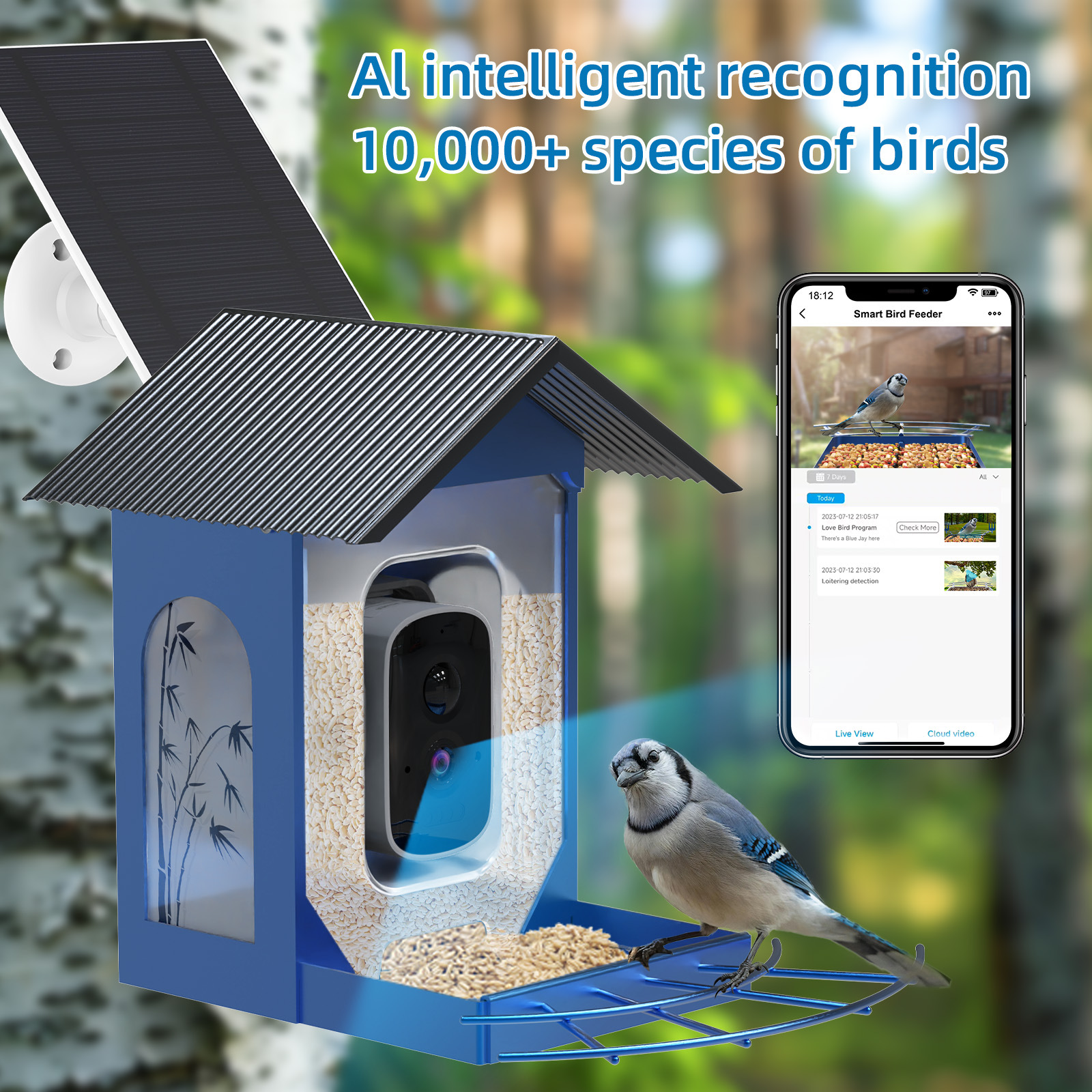 zonne-energie vogelvoederhuisj - Smart Garden Ideas recensie en prijs
