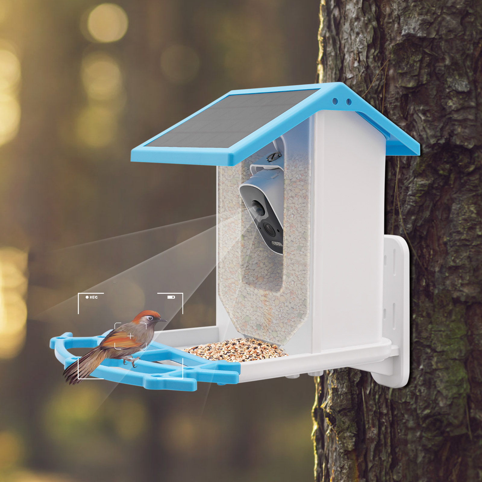 Zonne-aangedreven slimme vogel - Smart Garden Ai recensie en prijs