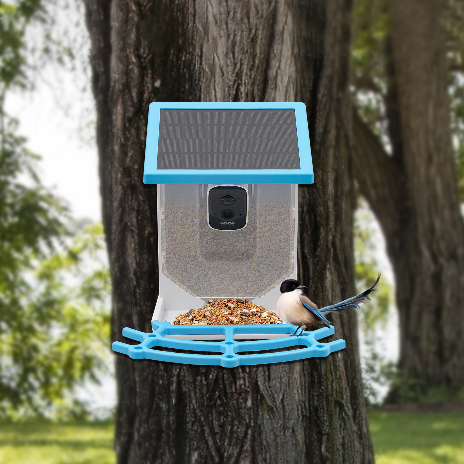 Zonne-aangedreven slimme vogel - Smart Garden Ai recensie en prijs