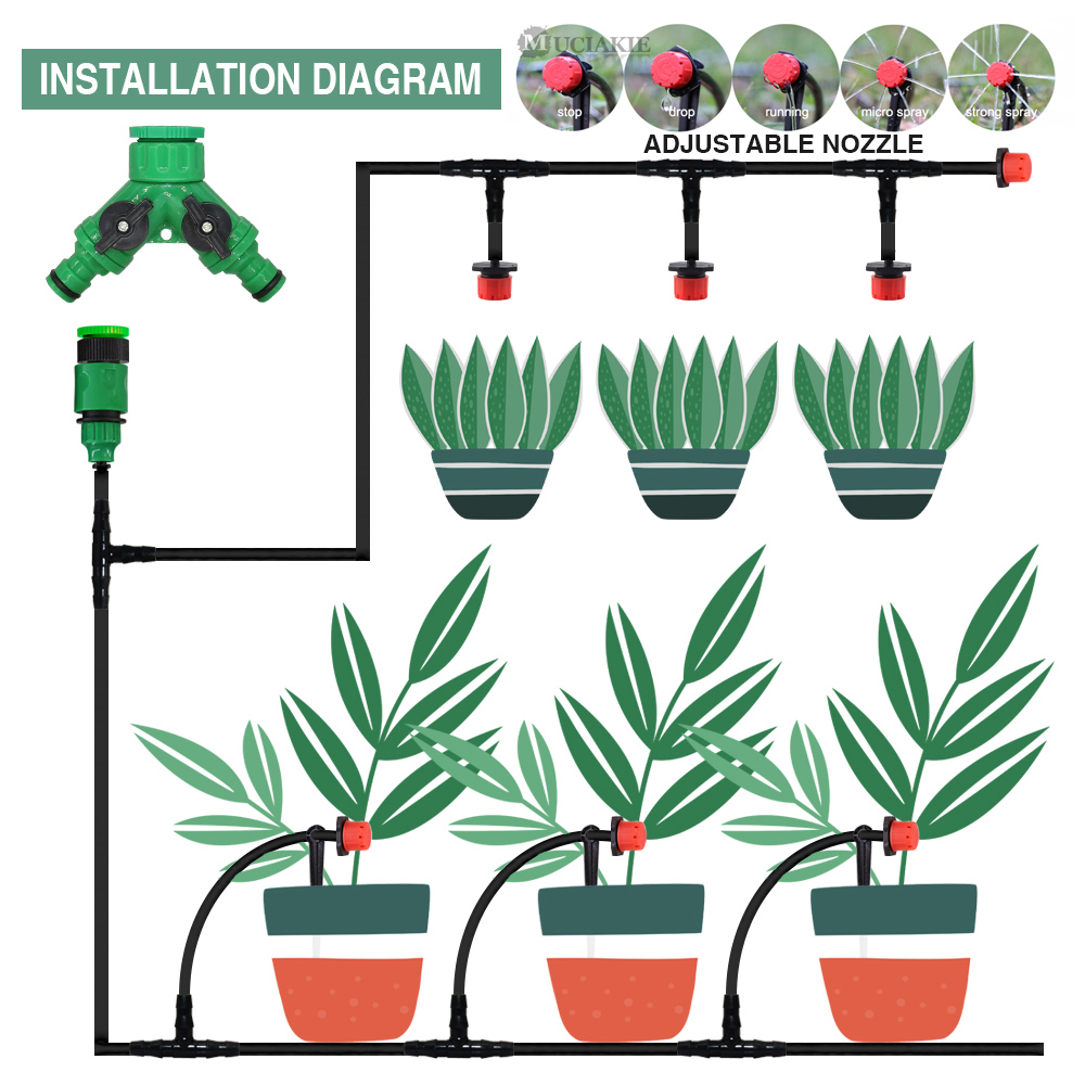 50-5M 1/4 ''Verstelbare Druppe - Smart Urban Garden recensie en prijs