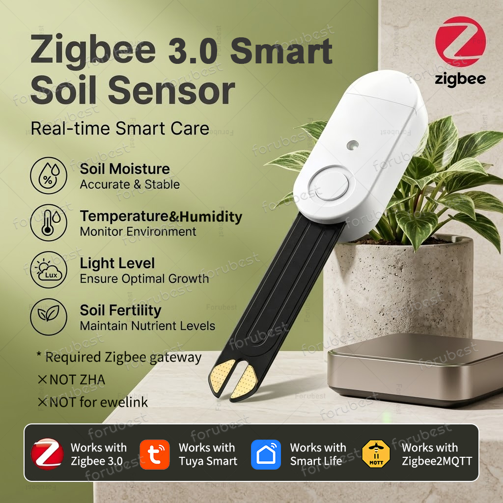 Slimme ZigBee Bodemvochtsensor - Smart Urban Garden recensie en prijs
