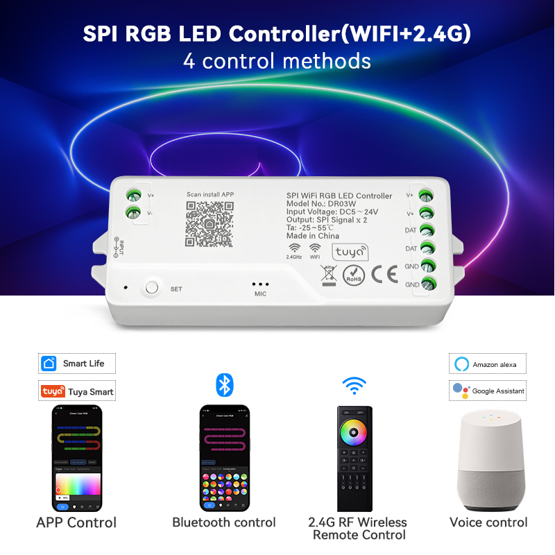 DR03W/DR04W Tuya WIFI LED Cont - Smart Garden Light Controller recensie en prijs