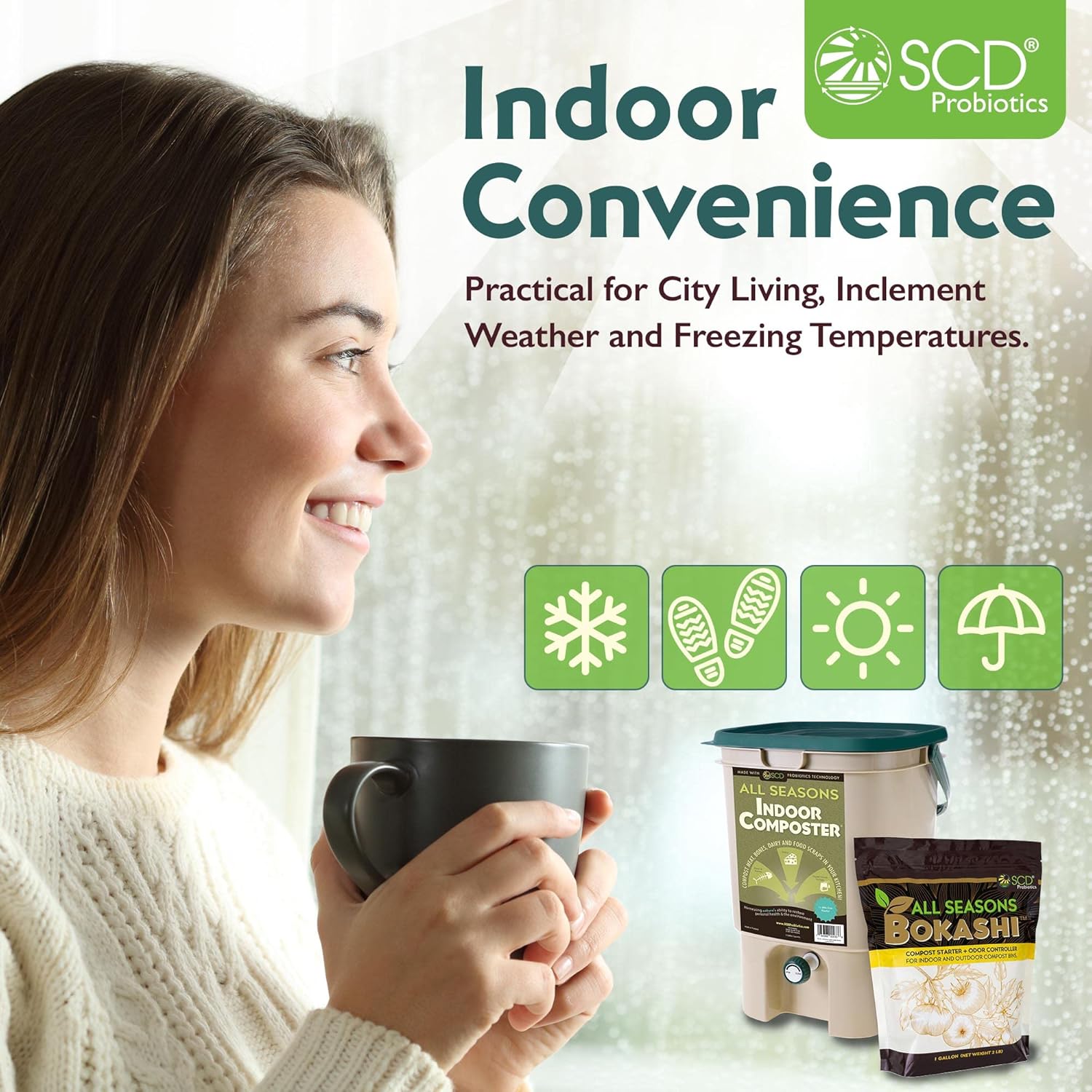 Indoorcomposter voor aanrechtb - Composting Kit Indoor recensie en prijs