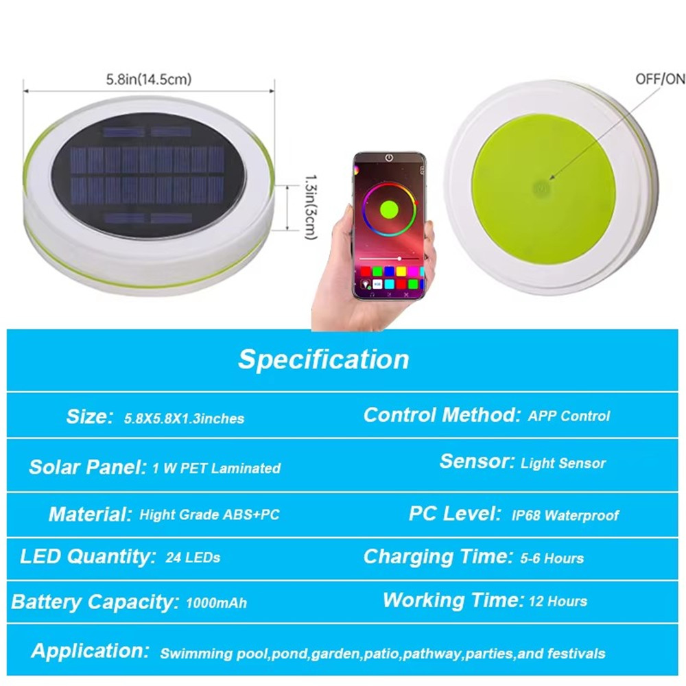 Solar LED Water Float Light Ou - Smart Garden Solar Lights recensie en prijs
