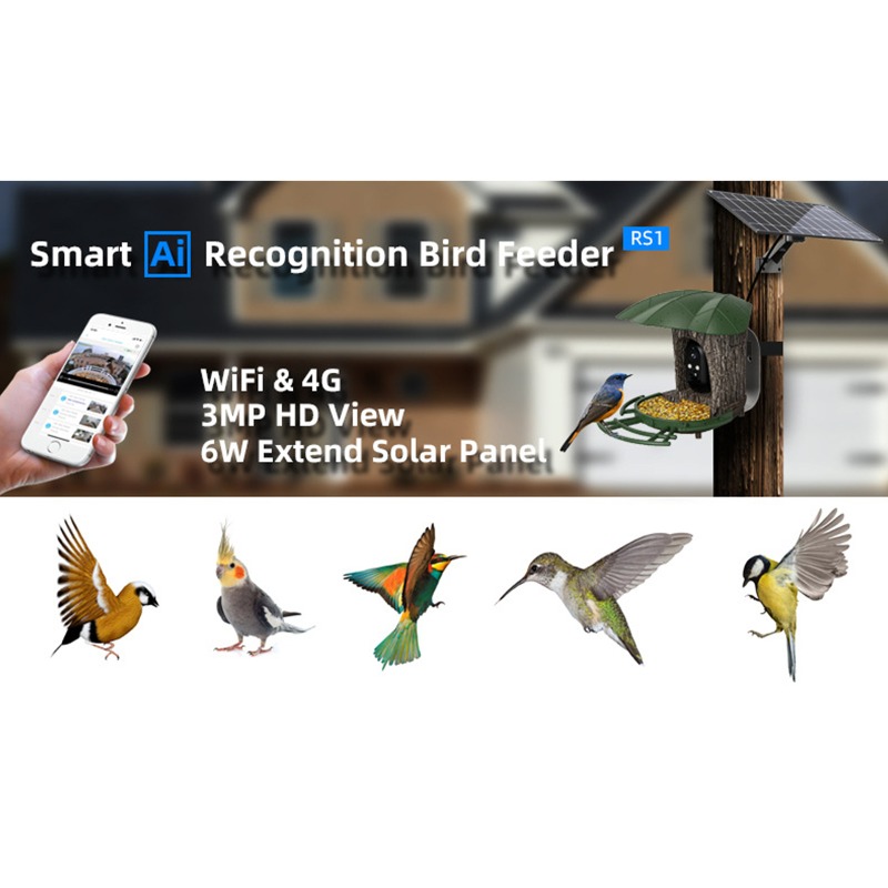 Solar AI Smart Bird Feeder Vog - Smart Garden Ai recensie en prijs