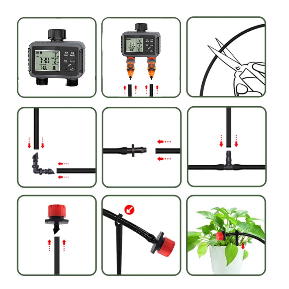 Dual Zone onafhankelijke displ - Smart Garden Timer recensie en prijs