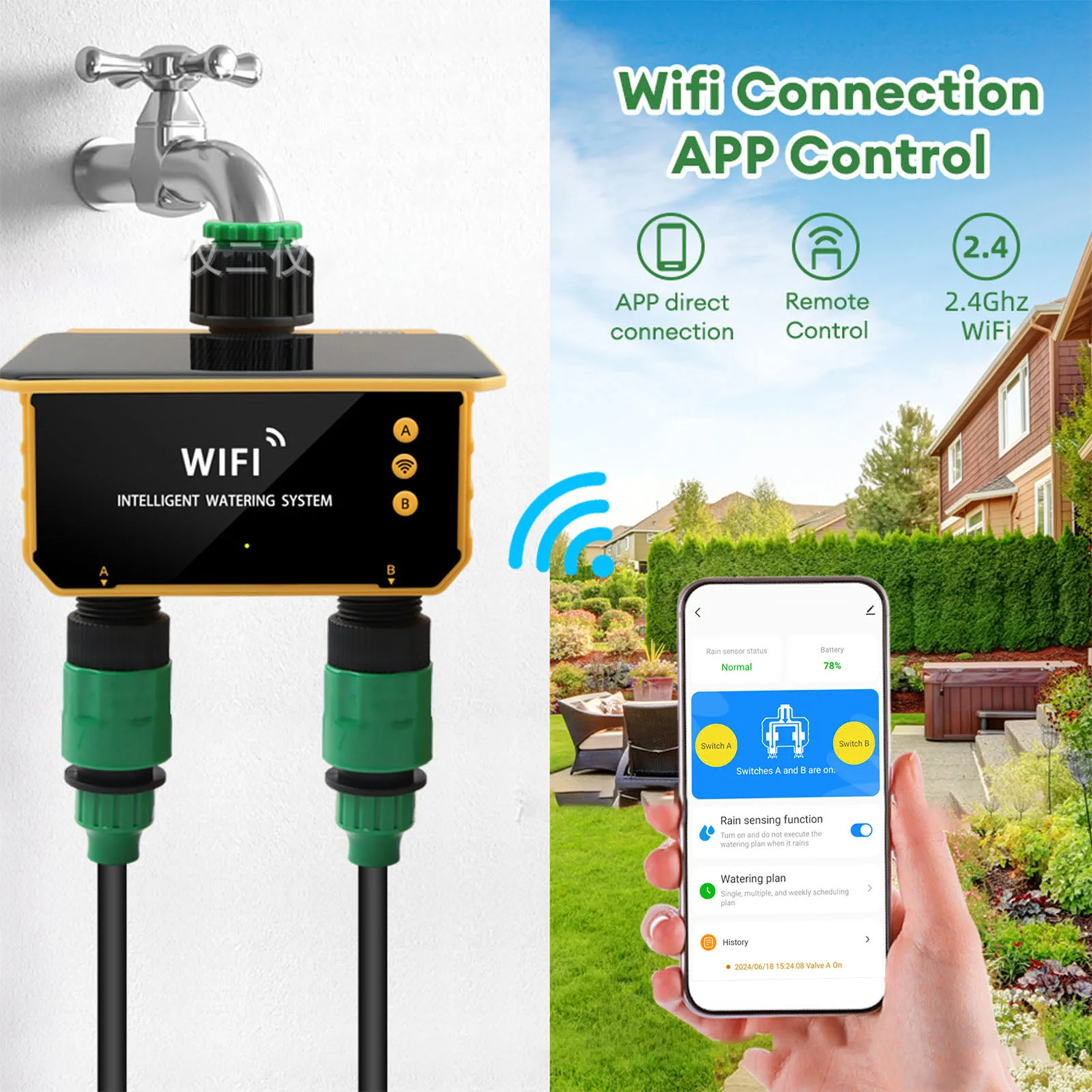 Solar WiFi Smart Irrigatie Tim - Smart Garden Timer recensie en prijs