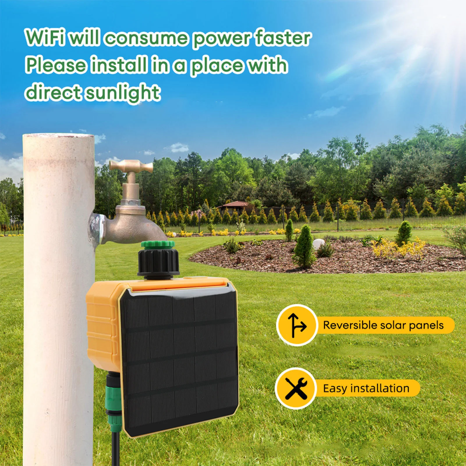 Solar WiFi Smart Irrigatie Tim - Smart Garden Timer recensie en prijs