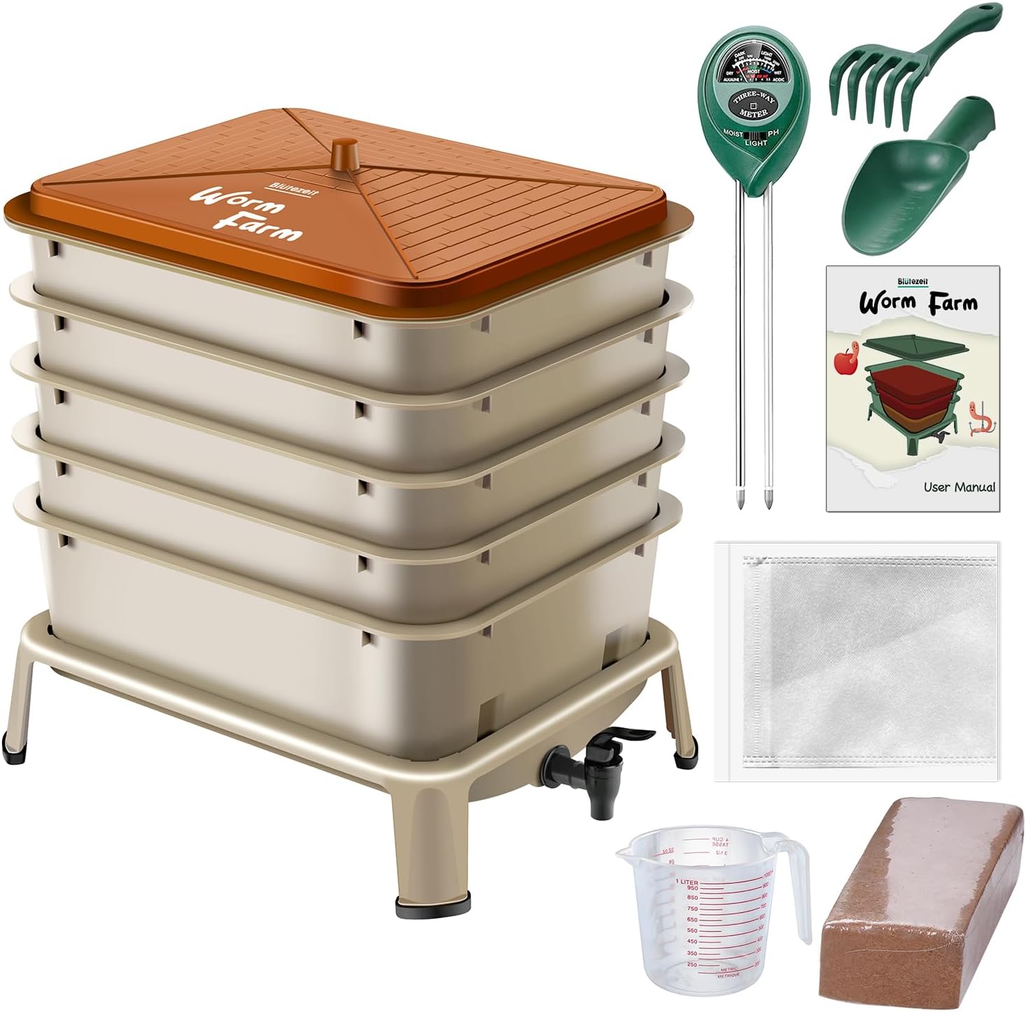 Indoor & Outdoor Wormcompostba - Composting Kit Indoor recensie en prijs