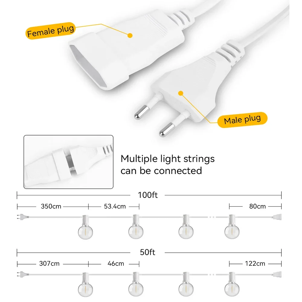 30M 15M Fairy String Light G40 - Smart Garden Furniture recensie en prijs