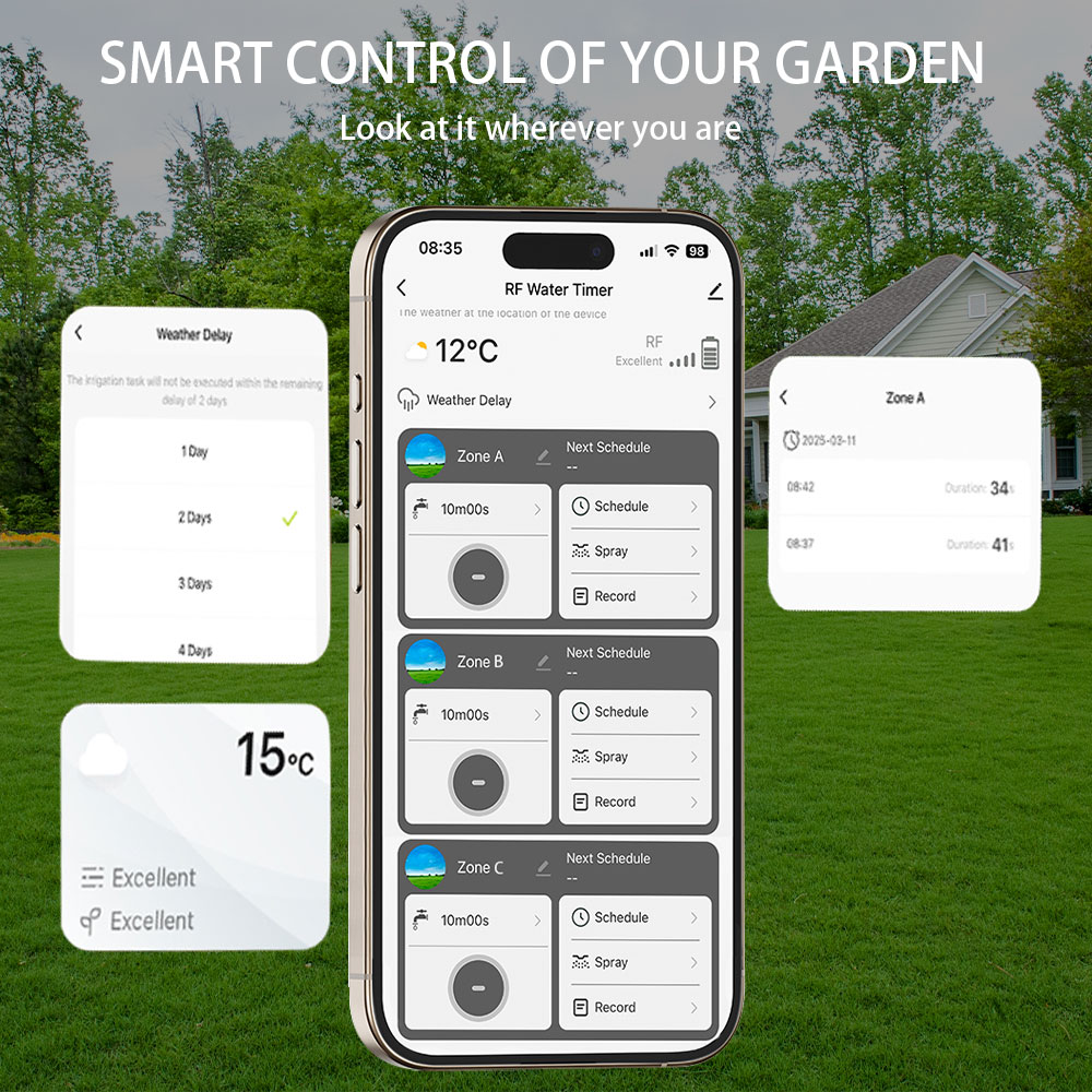 Tuya Wifi+RF433 3-uitlaat wate - Smart Garden Timer recensie en prijs